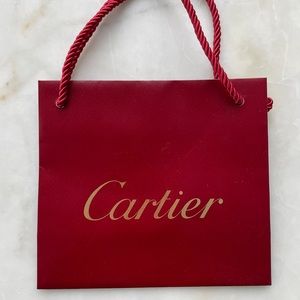 Cartier paper bag